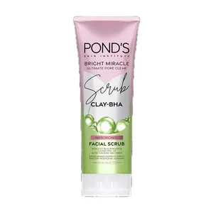 Pond's Bright Miracle Ultimate Pore Clear Clay-BHA Facial Scrub